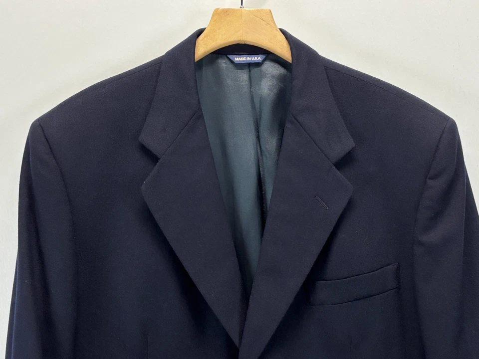 Chaqueta Blazer De Colección Gap Azul Marino Lana Talla 42 Para Hombre Botones Dorados Hecha en EE. UU. Años 80 90 Foto 2 de 4