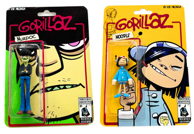 Gorillaz ~ Custom Fan Art Tribute 2 Figures Set Noodle Murdoc | eBay