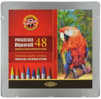 Koh-I-Noor Progresso 48-Color Watercolor Pencils 8786