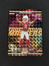 2025 Panini Mosaic #20 Larry Fitzgerald Touchdown Masters Orange Fluorescent