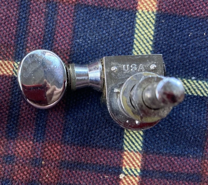 Vintage 1970s Grover USA Rotomatic "Star" Milk Bottle Tuner~ Treble Side, Gibson - Image 2 of 2