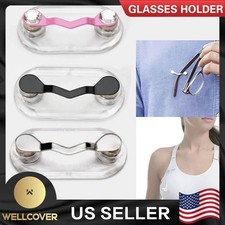 Magnetic Eye Glass Holder Spectacle Sunglasses Clip Badge Hang Magnet Hook Shirt