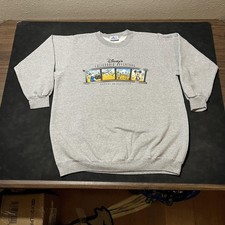 Vintage Disney California Adventure Sweatshirt Illustration Panels 2XL Crewneck