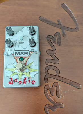 MXR DD25V2 Green Day Dookie Drive V2 Overdrive Pedal for sale
