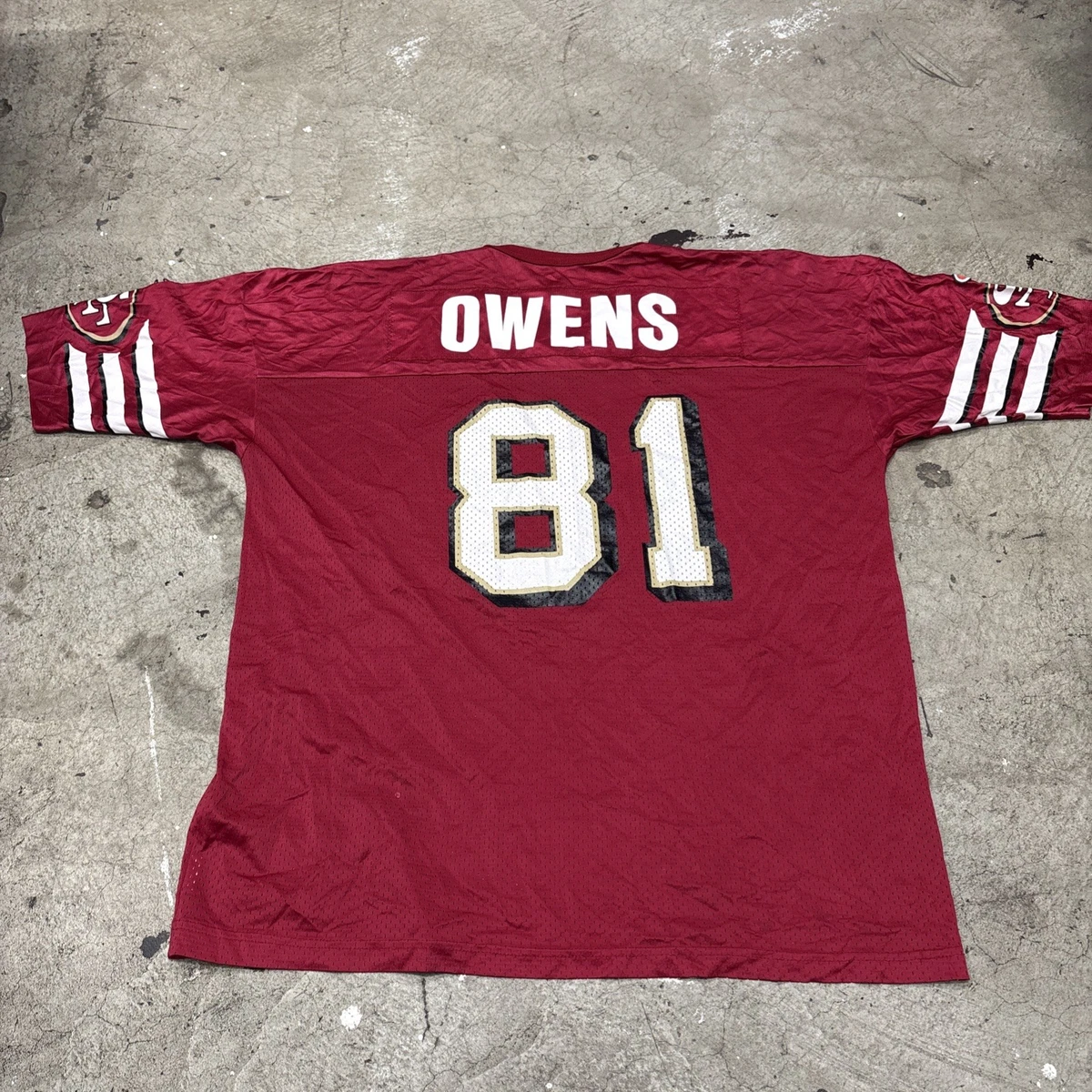 ！古着　サンフランシスコ・49ers OWENS 81番ジャージ　XL 古着 サンフランシスコ・49ers OWENS 81番ジャージ XL - メルカリ