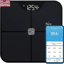 Connected Wellness Scale 12 Body Metrics Smart User Profiles App Sync Bluetooth