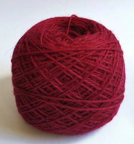 Alpaca Wool Skeins 100% Baby Alpaca Yarn Sport Weight Lot-5 Skeins Cherry BA6175 image 5