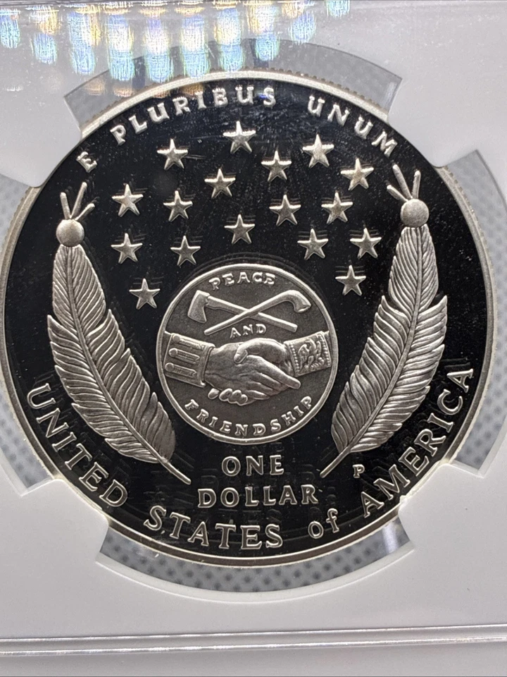 2004 P Lewis & Clark Proof Silver Dollar, NGC PF-69 Ultra Cameo - Image 2 of 4