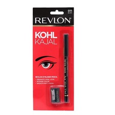 Revlon Kohl Kajal Augenkonturenstift Mit Spitzer, Schwarz, Matt Finish, 1.14g