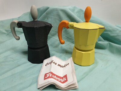 Frabosk Stovetop Espresso Coffee Pots (2) Made in Italy