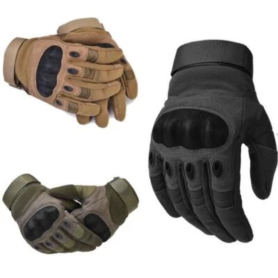 SWIFT WEAR Tactical Army Military Gloves Combat Airsoft Hard Knuckle Full Finger Gloves UK