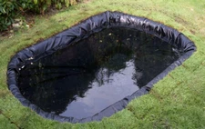 PVC Pool Landscaping 4.7mil Thickness Flexible Water Garden Fish Pond Liner