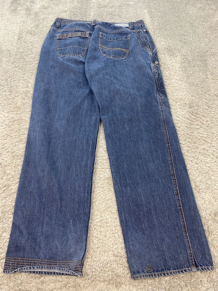 Vtg G Unit Jeans Mens 40x34 Heavyweight Raw Baggy 50 Cent Hip Hop 90s Y2K Skater - Image 2 of 4