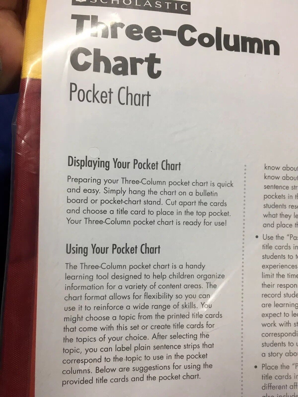 What Is Pocket Chart