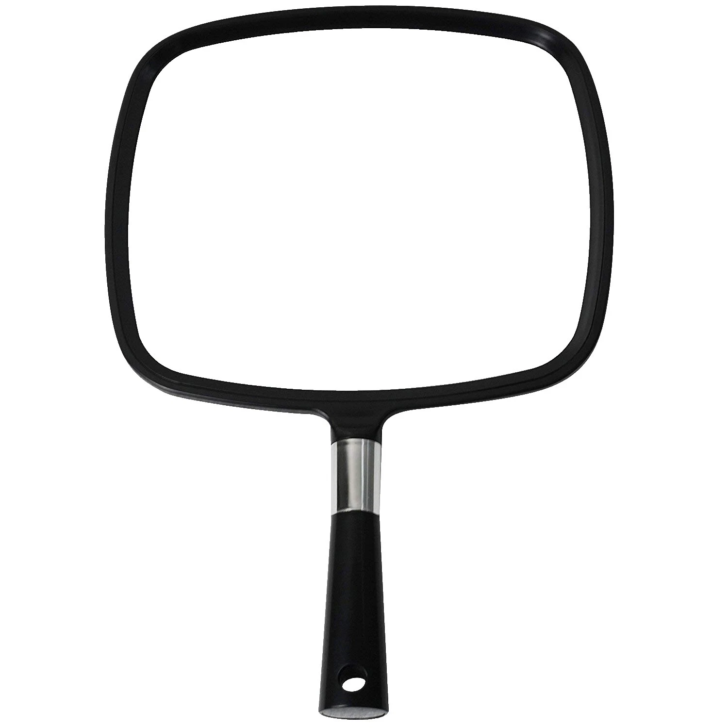 Black Hand Held Makeup Mirrors