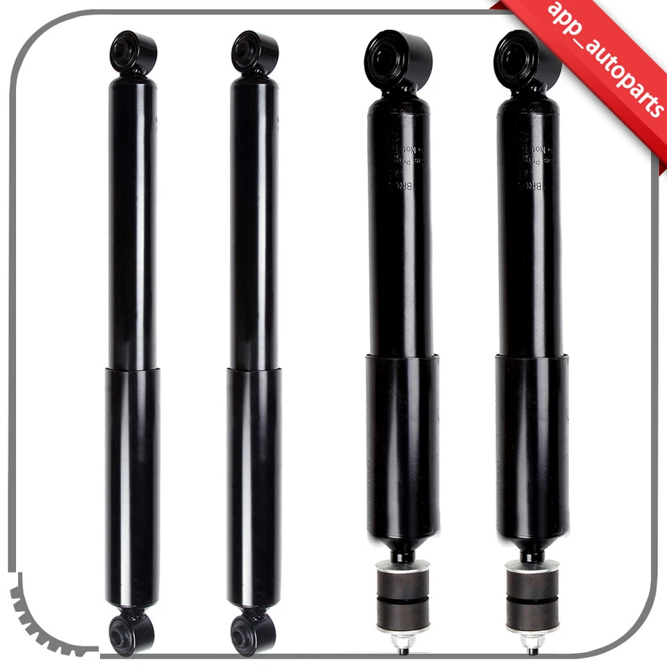 Amortiguadores delanteros traseros para GMC Sierra Chevrolet Silverado 3500 HD 2007-2010 Foto 3 de 4