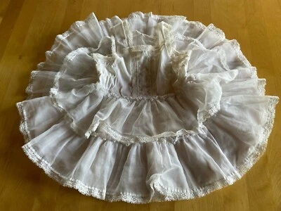 Petticoat Kinder-Kleidchen für Baby oder Puppe 50er/60er Jahre T 3 vintage retro - Bild 1 von 4