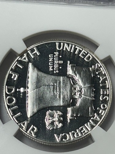 1957 Proof Franklin Half Dollar NGC PF67 Cameo Strong Definition - Picture 8 of 8