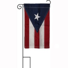 12x18 Embroidered Puerto Rico Sleeved w/ Garden Stand 12"x18" Flag