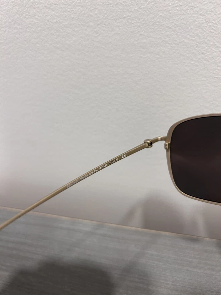 Gafas de sol Maui Jim Beaches MJ 541 cuadradas doradas 57 mm personalizadas-leer-descripción Foto 4 de 4