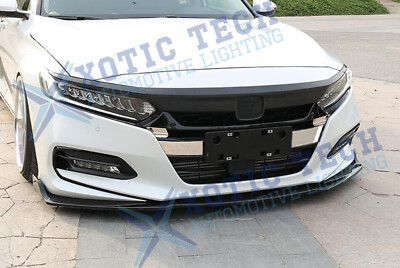 4pcs/Set Chrome Front Bumper Grille Panel Molding Trim for Honda Accord 2018-20