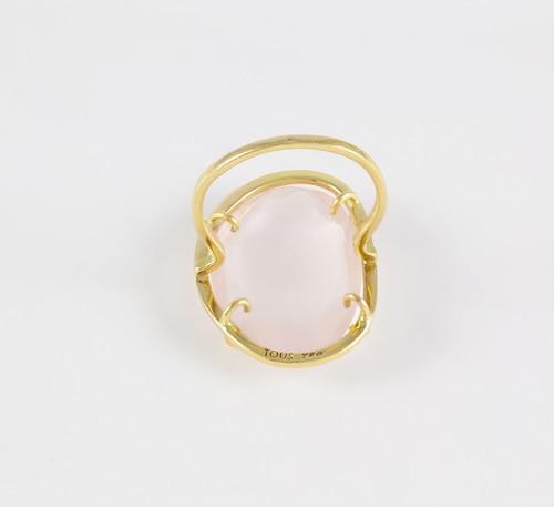 Anillo Tous Dinah en oro amarillo de 18k y ópalo rosa - Imagen 9 de 12