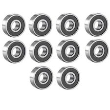 10PCS 6202 2RS Double Rubber Sealed Steel Miniature deep Groove Ball Bearings