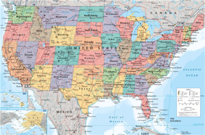 USA Map 2023