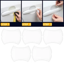 5x Clear Car Door Handle Film Sticker Protector Anti Scratch Protect Accessories