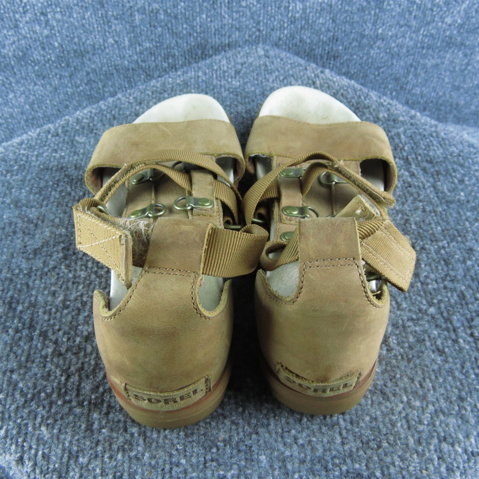 sorel torpeda carly gladiator gently used shoes