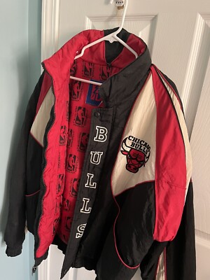 Chicago Bulls 1990's Vintage NBA Pro Player Jacket (Size L) | eBay