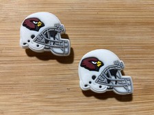 NFL Arizona Cardinals Football Helmet For Crocs Shoe Charms Jibbitz - 2piece
