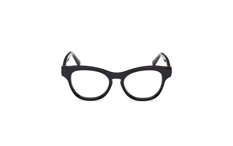 Moncler ML5190 001 Черная круглая пластиковая оправа для оптических очков 49-17-140 МЛ 41090₽