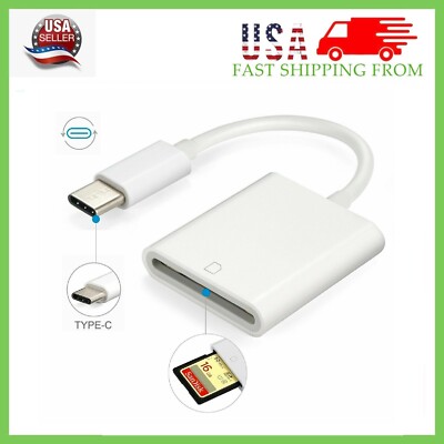 New USB C SD Card Reader Type-C to SD Card Camera Reader Adapter for Android