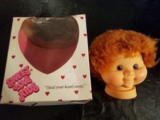 Doll Head Red Hair Sweet Love Kids In Box