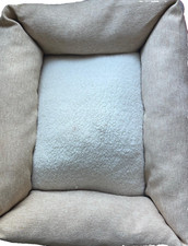 Cuddler Dog Bed - M - Tan - Boots  Barkley