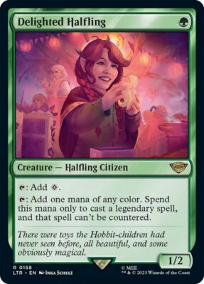 [1x] Delighted Halfling Near Mint, English Lord of the Rings MTG Magic