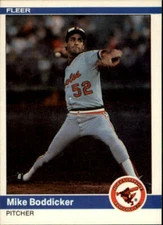 1984 Fleer Baseball Card #1-250 - Choose Your Card