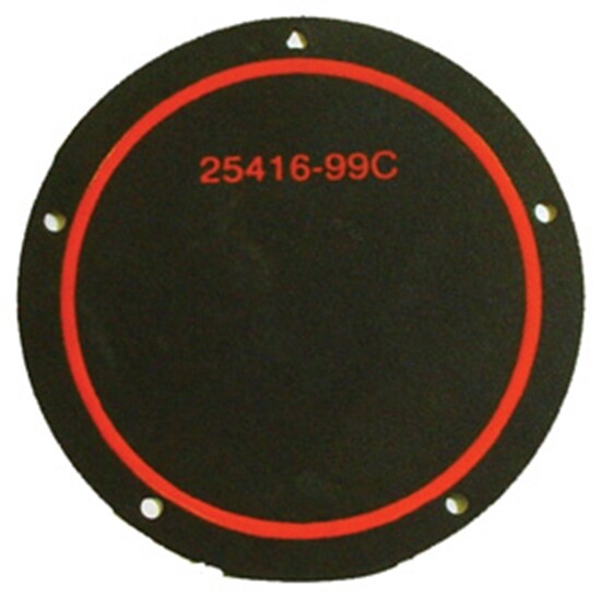 Harley Derby Cover Gasket - Foamet With Silicone, 5-Hole Design For Twin Cam, Dyna, Softail, Touring Models 3 thumbnail image