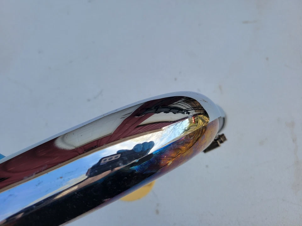 87-17? Tubo de escape de cabezal trasero cromado Harley Davidson Softail Vance & Hines EVO Foto 4 de 4