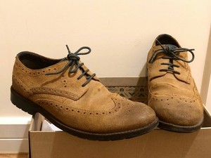 clarks tobacco suede