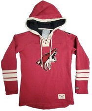 NHL Phoenix Coyotes Hoodie OTH Old Time Hockey Newbury Collection  Red Medium