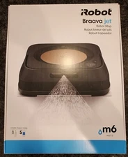 IROBOT BRAVVA JET M6 ROBOT MOP WIFI BLACK AND GOLD M6112