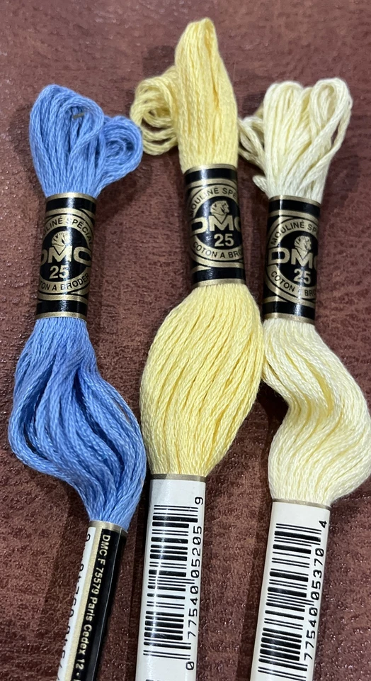 5- Embroidery Floss Thread J&P Coats * DMC Multicolor - Image 3 of 4