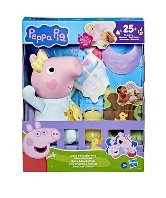Peppa Pig Oinks & Snuggles Evie Interactive Plush Doll w/ Accessories