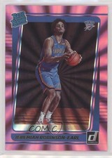 2021-22 Panini Donruss Rated Rookie Holo Pink Laser Jeremiah Robinson-Earl 04g8