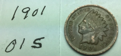 1901 Indian Head Penny; Good condition #015