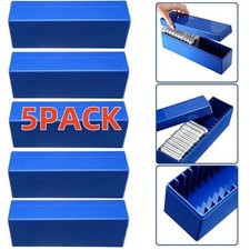 5 Plastic Coin Storage Box Case 20 Slab Coin Holder Tray for PCGS NGC PCCB PMGab