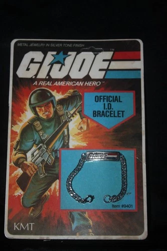 G. I. Joe   Official I.D. Bracelet  Hasbro 1982 (Unpunched) Old Store Stock