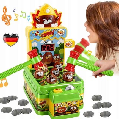 Whack Spiel,Schlag Den Maulwurf,Elektronisches Mini Arcade Spielzeug Geschenk DE